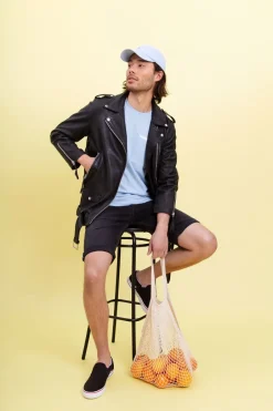 Unisex Oversize Nahkatakki, EMELIE LEATHERJACKET><noscript><img width=