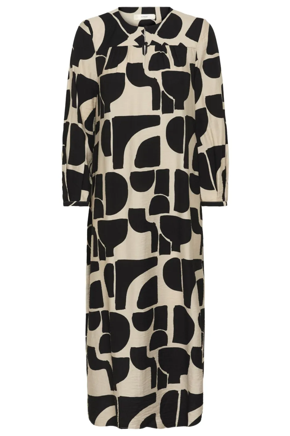 mekko LYNNIW Belted Dress, musta kuosillinen>Inwear Hot