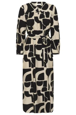 mekko LYNNIW Belted Dress, musta kuosillinen><noscript><img width=