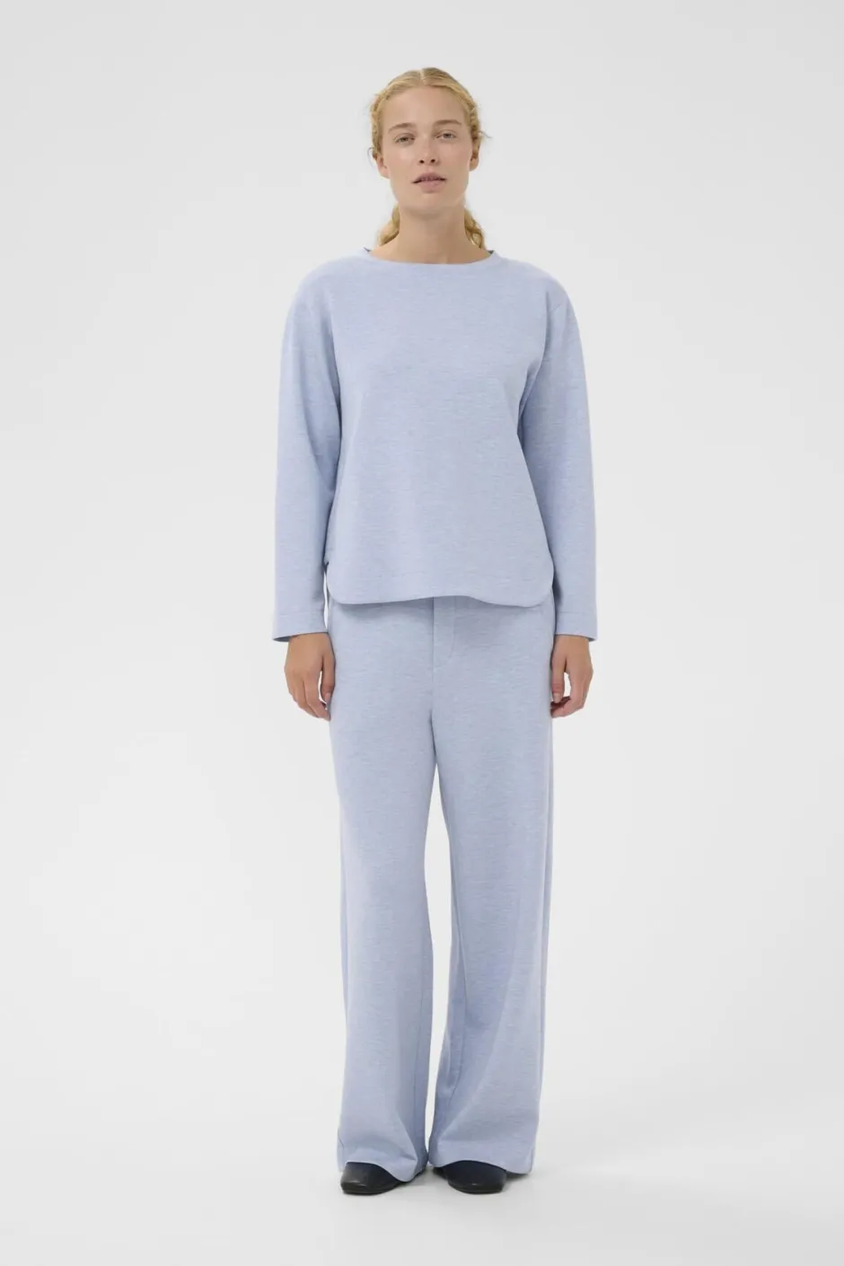 naisten collegepaita GincentIW Melange Crewneck,>Inwear Outlet