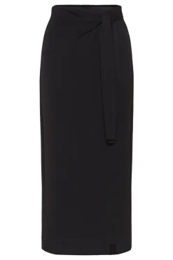 naisten hame TRIIW VINCENTIW KNOT SKIRT, musta>Inwear Online