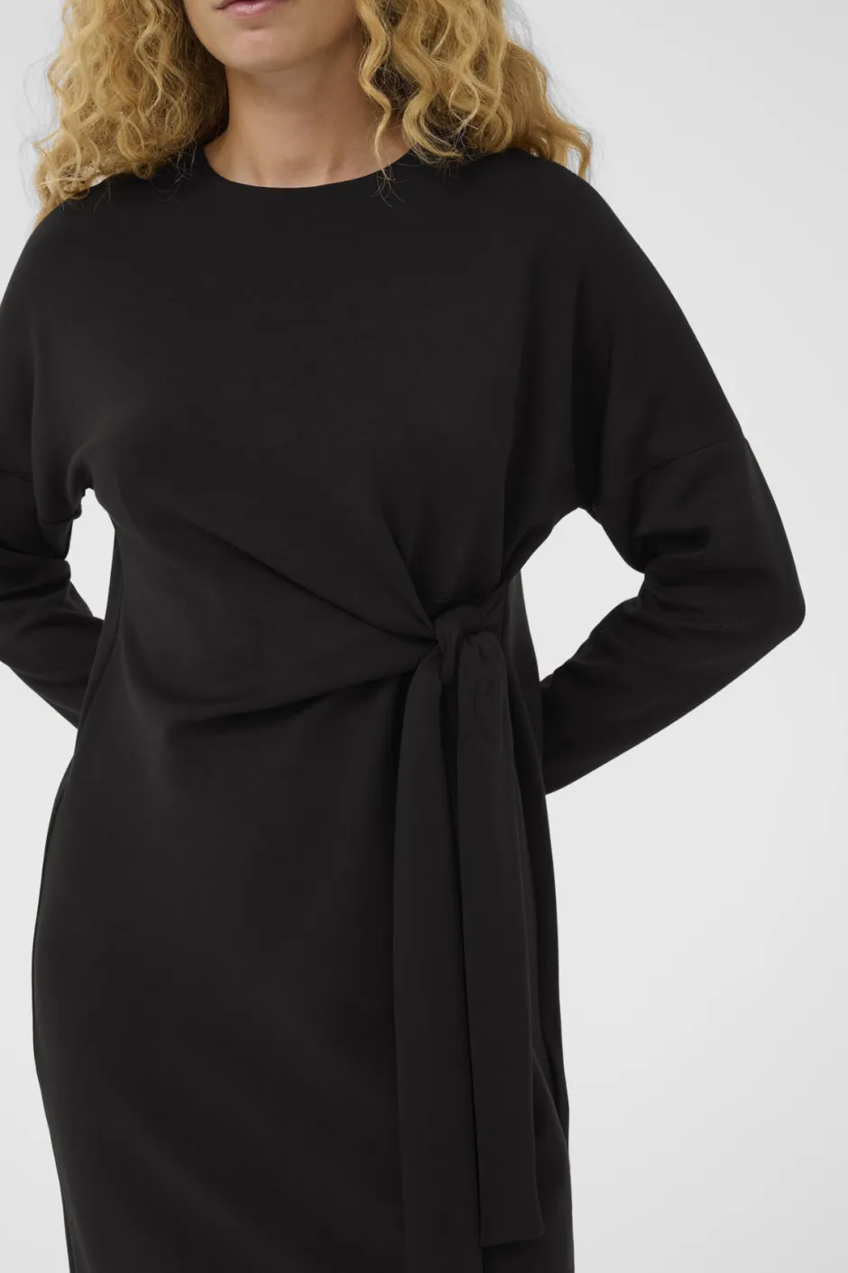 naisten mekko TRIIW VINCENTIW KNOT DRESS, musta>Inwear Best