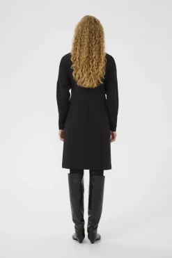 naisten mekko TRIIW VINCENTIW KNOT DRESS, musta><noscript><img width=