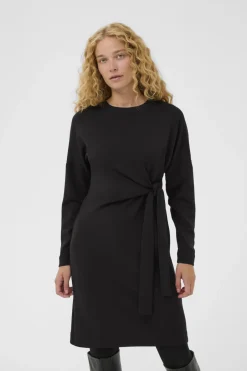 naisten mekko TRIIW VINCENTIW KNOT DRESS, musta><noscript><img width=