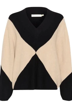 Naisten Neule, RUDI INTARSIA PULLOVER>Inwear