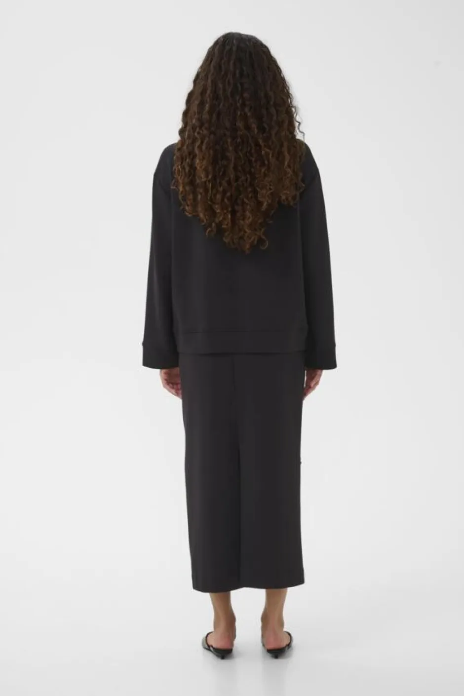 naisten paita KINCENTIW DECO BLOUSE, musta>Inwear Online