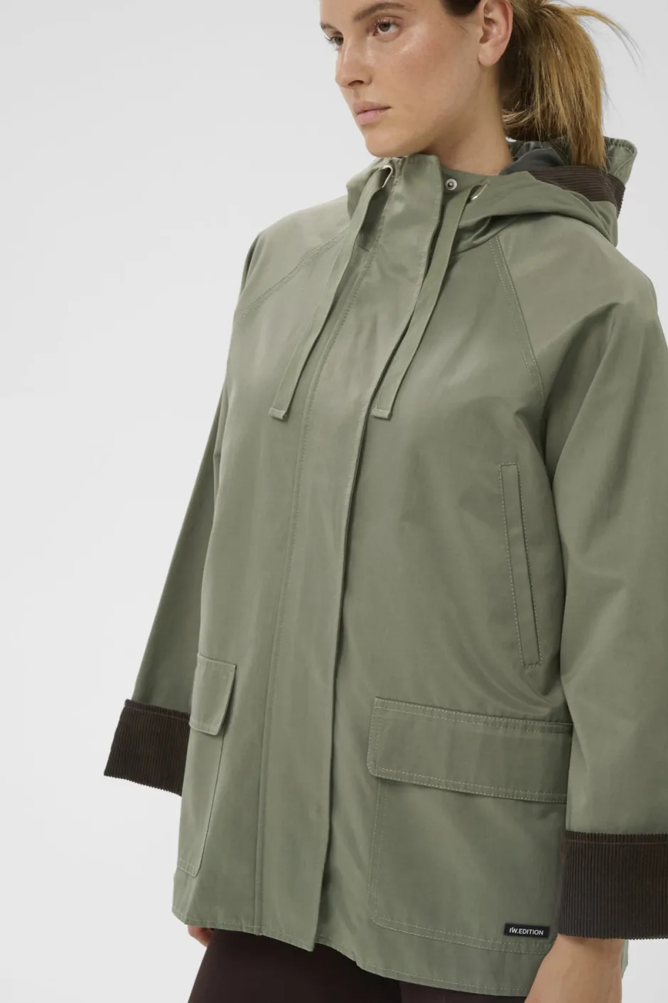 naisten takki GracelynnIW Hooded Jacket, vihreä>Inwear Online