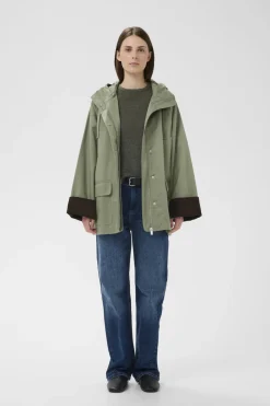 naisten takki GracelynnIW Hooded Jacket, vihreä><noscript><img width=