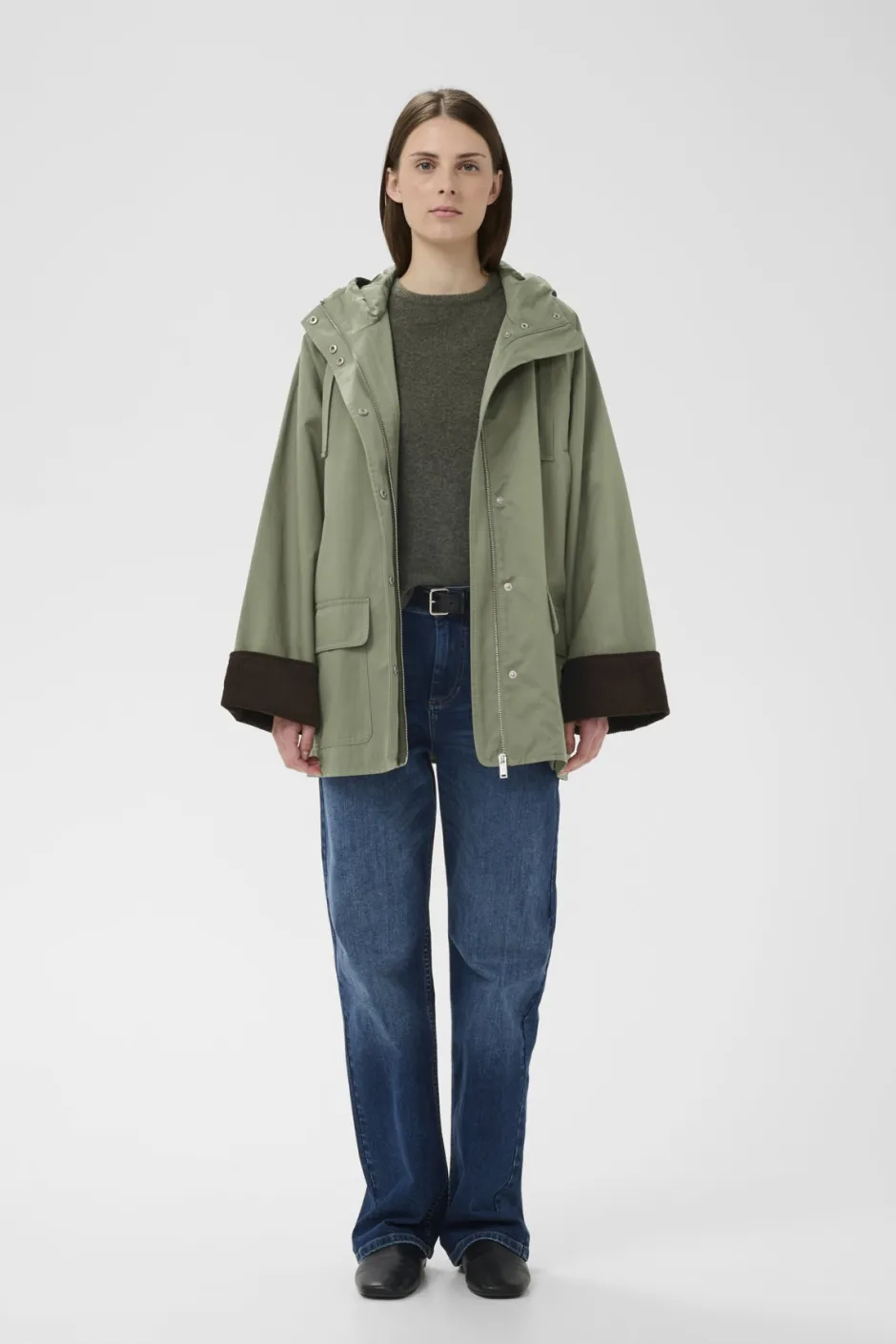 naisten takki GracelynnIW Hooded Jacket, vihreä>Inwear Online