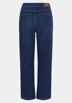 Naisten Farkut, LIDO STRAIGHT ANKLE Indigo>Isay Hot