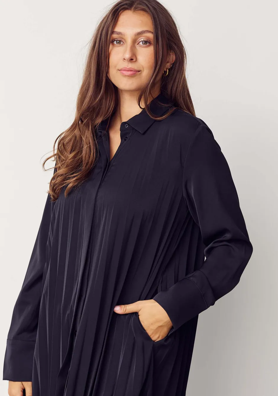 naisten mekko FRIDA PLEAT DRESS,>Isay New