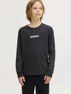 lasten paita JORBLEECKER MINIMAL TEE LS CREW NECK JNR,>Jack and Jones Junior Sale