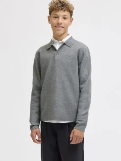 lasten neulepusero JPRBLABRADFORT KNIT POLO LN JNR,>Jack and Jones Junior Discount