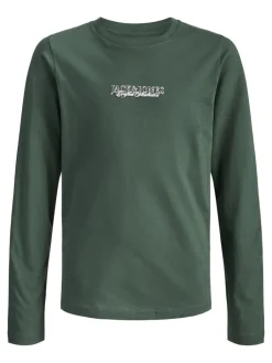 lasten paita JORBLEECKER MINIMAL TEE LS CREW NECK JNR,>Jack and Jones Junior Clearance