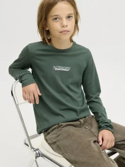 lasten paita JORBLEECKER MINIMAL TEE LS CREW NECK JNR,><noscript><img width=