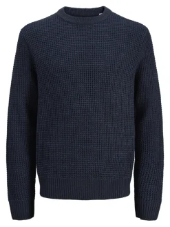 lasten neulepusero JJGLOBAL KNIT CREW NECK JNR,>Jack and Jones Junior Discount