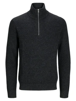 neulepusero, JPRCCLAMBSWOOL KNIT HALF ZIP>Jack and Jones Junior Best