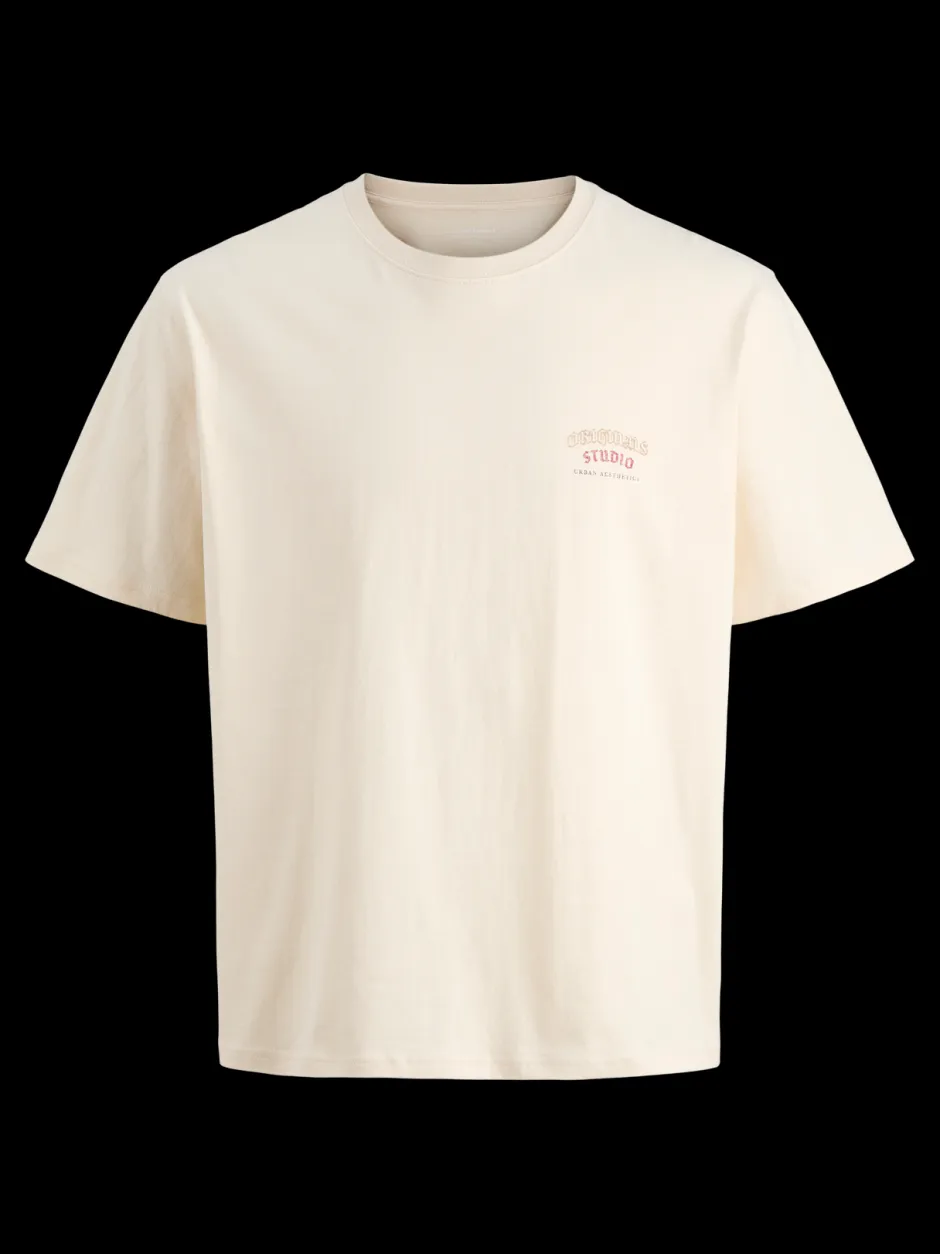 t-paita, JORMEADOWS GRAPHIC BACK TEE SS CRE JNR>Jack and Jones Junior Hot