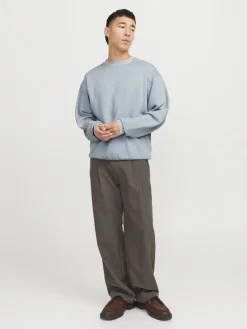 miesten collegepusero, JJECHARGE FADED SWEAT CREW NECK><noscript><img width=