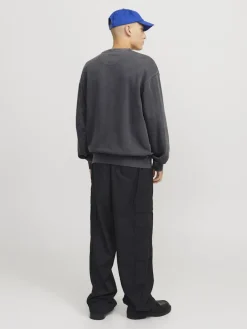 miesten collegepusero, JJECHARGE FADED SWEAT CREW NECK>Jack and Jones Sale