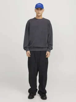 miesten collegepusero, JJECHARGE FADED SWEAT CREW NECK><noscript><img width=