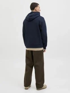 miesten huppari, JJELOGO SWEAT HOOD 2 COL 25/26>Jack and Jones