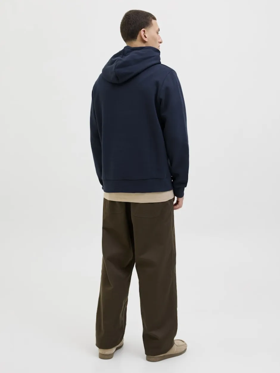 miesten huppari, JJELOGO SWEAT HOOD 2 COL 25/26>Jack and Jones