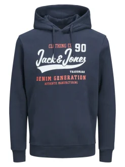 Miesten Huppari, JJELOGO SWEAT HOOD>Jack and Jones Sale