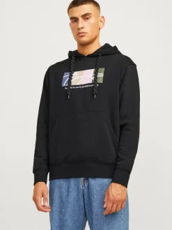 miesten huppari, JORPORTLAND BLOCK SWEAT HOOD LN>Jack and Jones Sale