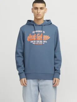 Miesten Huppari, JJELOGO SWEAT HOODIE NOOS>Jack and Jones Hot