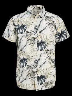 miesten lyhythihainen kauluspaita, JJHAWAII AOP SHIRT SS>Jack and Jones Clearance