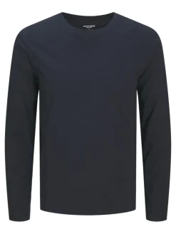 miesten paita, JJEORGANIC BASIC TEE LS O-NECK>Jack and Jones Clearance