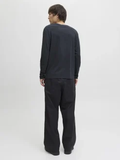 miesten paita, JJEORGANIC BASIC TEE LS O-NECK><noscript><img width=