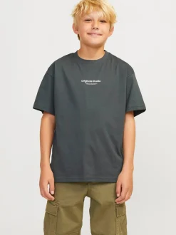 JACK&JONES JUNIOR lasten t-paita, JORVESTERBRO TEE SS CREW NECK>Jack and Jones Junior Hot