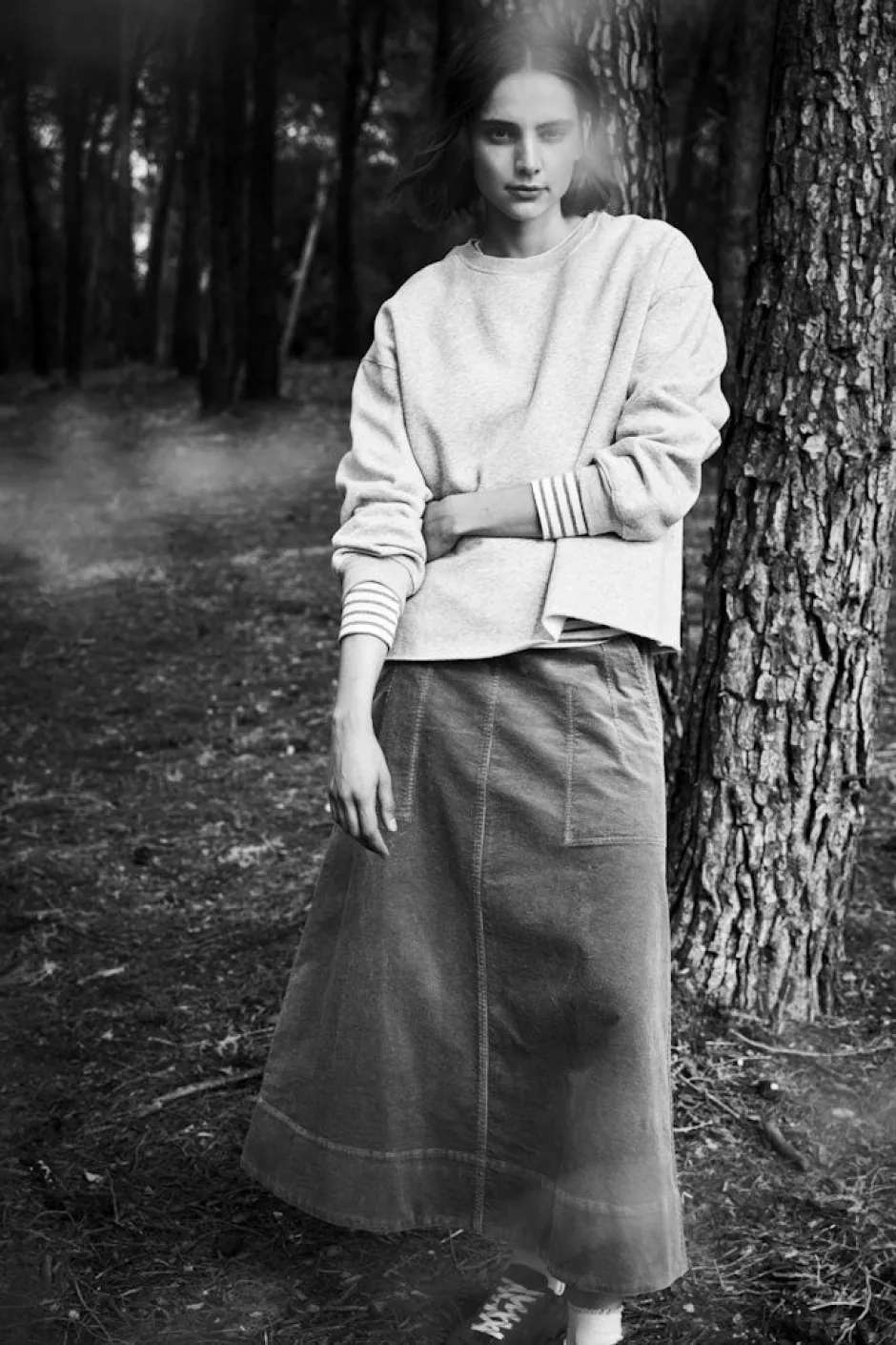 naisten collegepusero Kaffir sweater, vaaleanharmaa>JcSophie Clearance