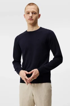 Miesten Neulepusero, LYLE MERINO CREW NOS>J.Lindeberg Clearance