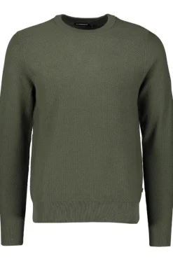 neule, COTTON STRUCTURE Armeijanvihreä>J.Lindeberg