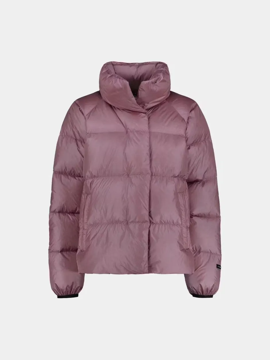 naisten untuvatakki HULDA LYHYT UNTUVATAKKI 68CM, violetti>Joutsen Outlet