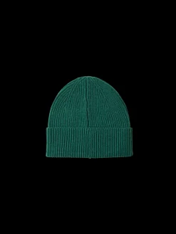K MASON MERINO BEANIE TUMMANVIHREÄ>Selected