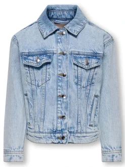 lasten farkkutakki, KOGBELIEVE OVERSIZE DENIM JACKET Indigo>Kids Only Clearance