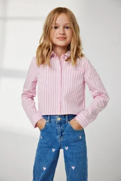 Lasten Farkut, KOGJUICY WIDE LEG HEART JEANS Indigo>Kids Only Online