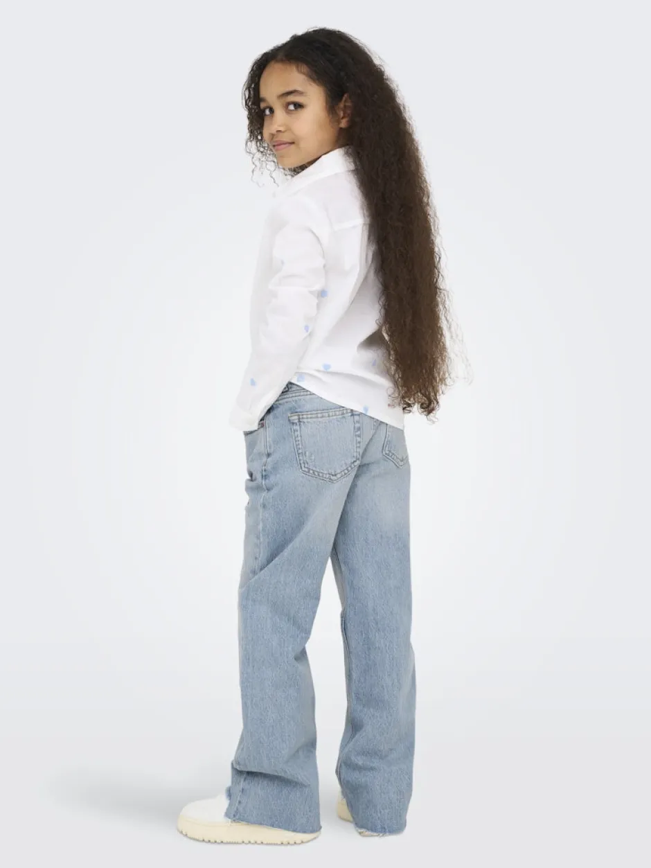 lasten farkut, KOGJUICY WIDE DNM JEANS Indigo>Kids Only Online
