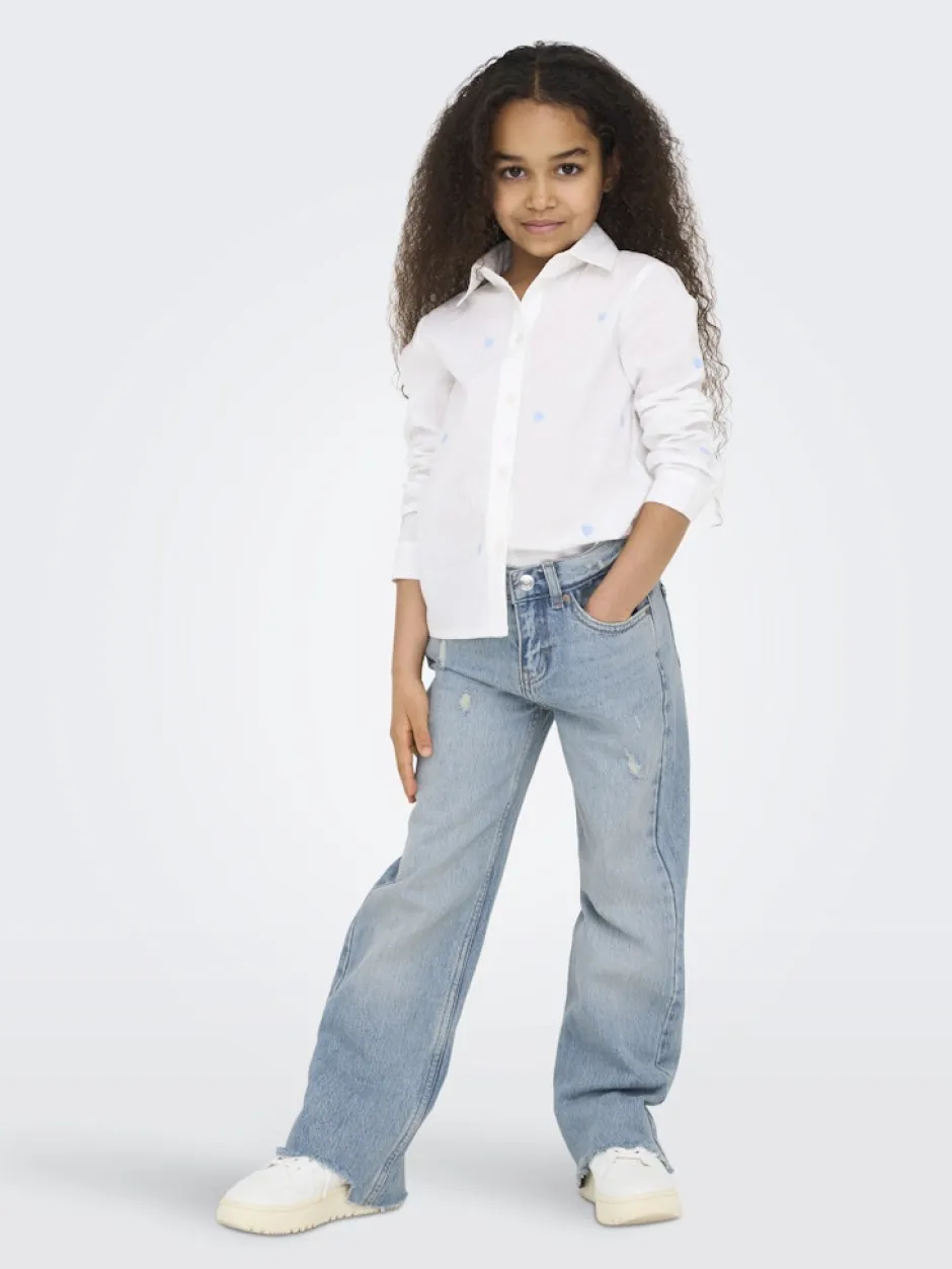 lasten farkut, KOGJUICY WIDE DNM JEANS Indigo>Kids Only Online
