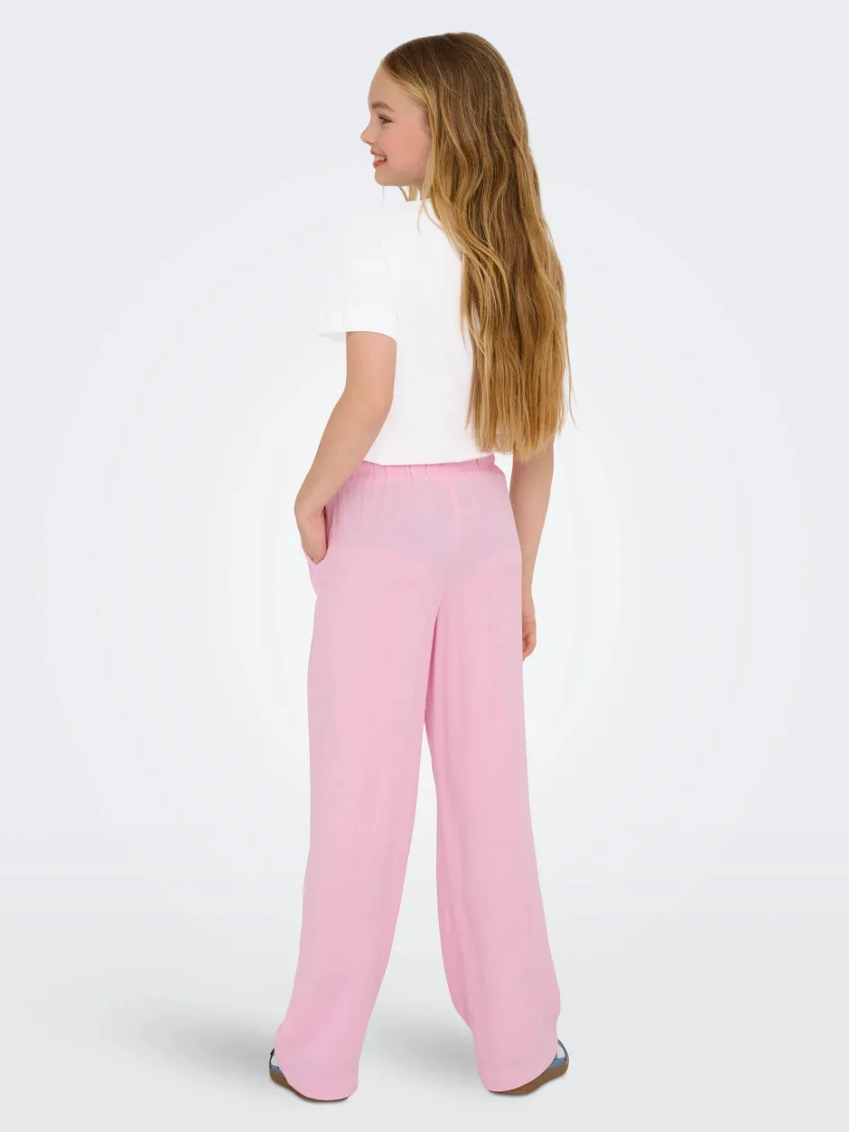 lasten housut, KOGSIESTA PULL-UP LINEN BLEND PANT>Kids Only Discount