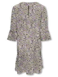 lasten mekko, KOGGLOW LIFE ALBERTE 3/4 DRESS AOP>Kids Only Online