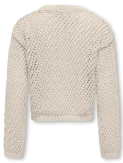 lasten neulepusero, KOGDONNA LIFE O-NECK STRUCTURE KNIT>Kids Only Best