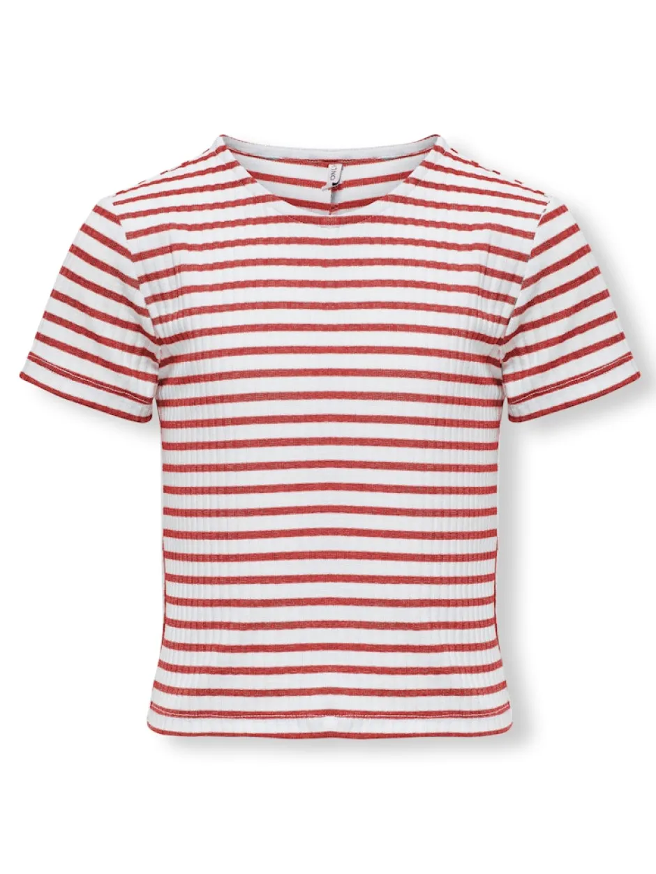 Lasten T-paita, KOGNELLA STRIPED SS O-NECK TOP>Kids Only Discount