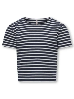 Lasten T-paita, KOGNELLA STRIPED SS O-NECK TOP>Kids Only Outlet