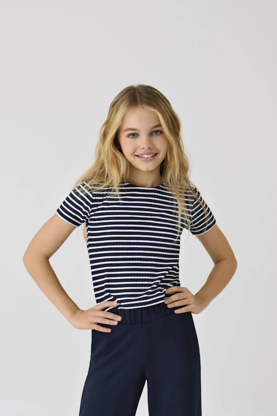 Lasten T-paita, KOGNELLA STRIPED SS O-NECK TOP>Kids Only Outlet