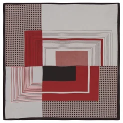 70 x 70 Linnea Huivi, Kuosi punainen>Klement Hot